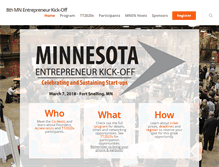 Tablet Screenshot of mnentrepreneurs.org